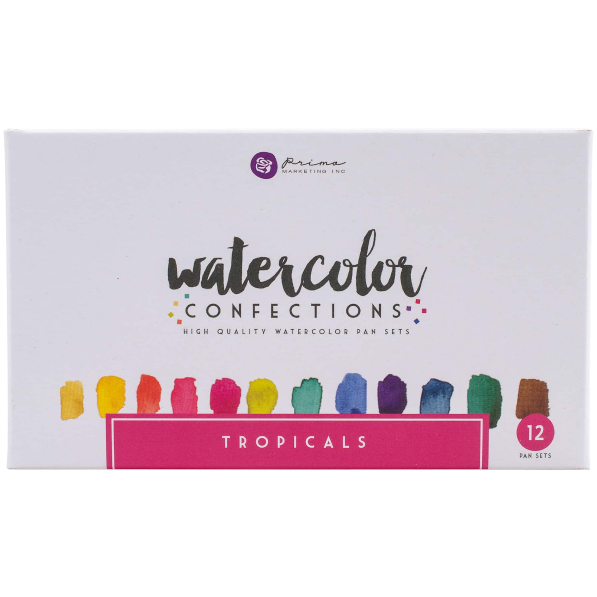 Prima® Watercolor Confections Tropicals Watercolor Pans